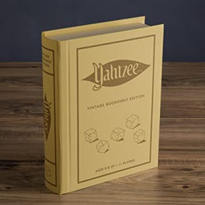 WS Game Co. Yahtzee - Vintage Bookshelf Edition