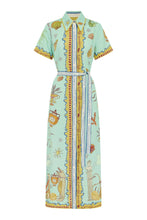 Load image into Gallery viewer, Alémais Surrealist Summer Shirtdress
