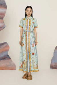 Alémais Surrealist Summer Shirtdress