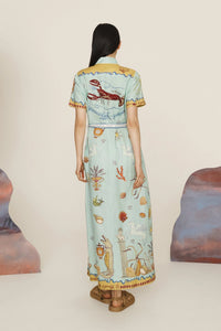 Alémais Surrealist Summer Shirtdress