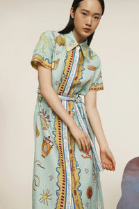 Alémais Surrealist Summer Shirtdress